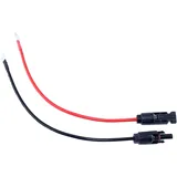 iHaospace 10AWG Solarpanel Stecker auf O-Ring Solarkabel Kit Solarstecker auf O-Ring Terminal Kabel für Solar Generator Wechselrichter-Batterie-Pack-Ladegerät
