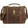 GREENBURRY Vintage Handtasche Leder 32 cm braun