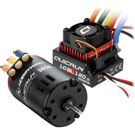 HobbyWing Combo 10BL120 G2 mit 3650SD 10.5T 38020381 Windungen (Turns): 10.5 Automodell Brushless Antriebsset 1:10, 1:12