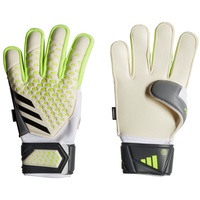 adidas Herren Handschuhe Predator Match Fingersave, WHITE/LUCLEM/BLACK, 10