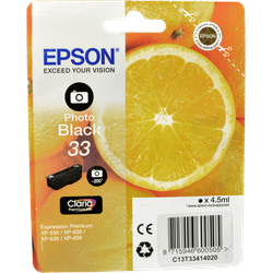 Epson Tinte C13T33414012 Photo Black 33  foto schwarz