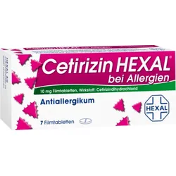 Cetirizin Hexal Filmtabletten bei Allergien 7 St