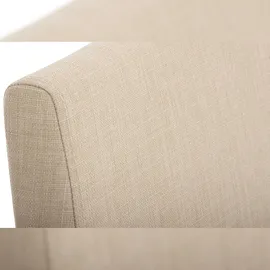 CLP 2er Set Belfort Stoff, moderne Freischwinger mit Polsterung und hoher Rückenlehne, stabiles Edelstahlgestell