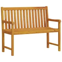 Furnicato Gartenbank 110 cm Massivholz Akazie