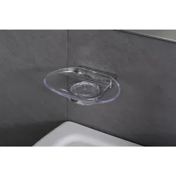 Halterung, passend für Glas Serie IRIS2 (Ausführung: Glashalter Iris2 Teile Halterung verchromt)