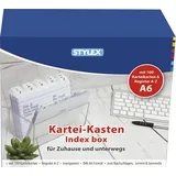 Stylex Toppoint® Karteikasten Plastik -A6, transparent