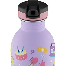 24Bottles Urban Bottle Musik Friends Lila 0,25 l