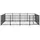 vidaXL Outdoor-Hundezwinger 11,58 m2 Stahl Schwarz