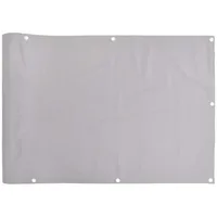 VidaXL Balkon-Sichtschutz Grau 300x75 cm PVC