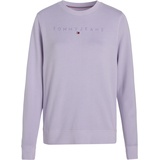 Tommy Jeans Sweatshirt Markenstickerei, für Damen, W06 Lavender flower) , 45617405-XS