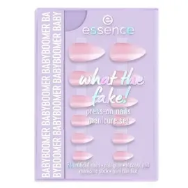 Essence what the fake! PRESS-ON NAILS manicure set - babyboomer Nagelpflegeset 28 Stk Nr. 03 - Babyboomer