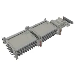 Axing SZU522-00 Stapelbares Multischalter-System Mini 2 x 2-fach gestapelt SZU52200