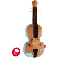sigikid 42776 Spieluhr Geige Play & Cool Mädchen und Jungen Babyspielzeug empfohlen ab Geburt braun/blau