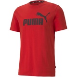 Puma Herren ESS Logo Tee T-shirt, Rot (High Risk Red), M