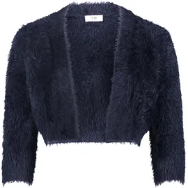 Vera Mont Strickjacke mit Struktur Blau XL