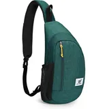 luxuskollektion Brusttasche Herren Crossbody RFID 3.9 x 7.5 x 15.4 inches Grün