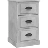 vidaXL Nachttisch Betongrau 39x39x67 cm Holzwerkstoff