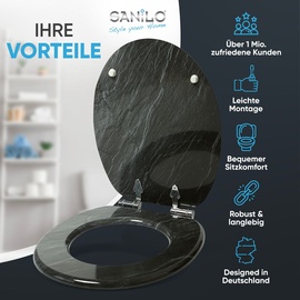 Sanilo WC-Sitz Granit
