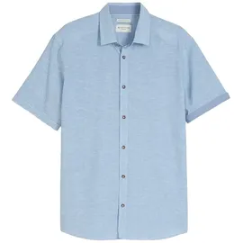 Tom Tailor Kurzarmhemd Bleeched Blue Chambray XXL