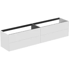 Ideal Standard Conca Waschtisch-Unterschrank T4336Y1 240x50,5x54cm, ohne Waschtisch-Platte, 4 Auszüge, Weiß matt lackiert