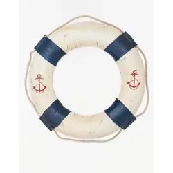 Vintage Rettungsring mit Anker