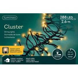 Lumineo Cluster 288 LED Lichterkette Clusterlights warmweiss classic