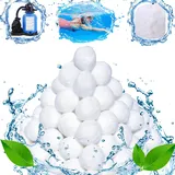Aornmrs Filterbälle für Sandfilteranlagen,700g Filterbälle Pool Kann Für 25Kg Filtersand Ersetzen, für Sandfilteranlage Schwimmbad, Filterpumpe, Poolreinigung Zubehör,Aquarium Sandfilter,Poolroboter
