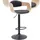 CLP Barhocker Kingston, Natura/schwarz Kunstleder