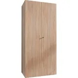 Sconto Schrank mit Schloss ¦ holzfarben ¦ Maße (cm): B: 80 H: 185 T: 40.0