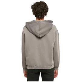 Build Your Brand Acid Washed Oversize Kapuzenpullover Asphalt 4XL