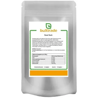 buXtrade Guar Gum Guarkernmehl 2 kg Pulver
