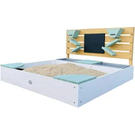 Axi Sandkasten Cato mit Spielwand braun/grün/weiß