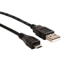 Maclean Brackets Maclean MCTV-746 USB Kabel 3 m USB 2.0 USB A Micro-USB A Schwarz