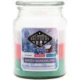 fragrance and style gmbh Winter Wonderland Duftkerze 510 g grün-rot