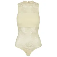 URBAN CLASSICS Laces ärmelloser Körper Soft Yellow S