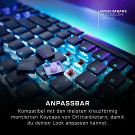 Roccat Vulcan II Max Linear, Schwarz Gaming-Tastatur - Schwarz