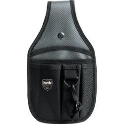 Werkzeug-Gürteltasche aus Nylon in Schwarz/Silber