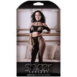 Unterwäsche-Set Fantasy Lingerie Schwarz (Einheitsgröße)
