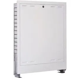 Buderus Logafloor Unterputz-Verteilerschrank Höhe/Tiefe/Länge 610x668-860x80-125mm, Verkehrsweiß 7738319594