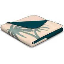 Biederlack Beach Life Wohndecke 150 x 200 cm Blau/Beige