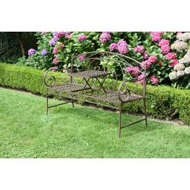 Garden Pleasure Saket 146 x 53 x 96 cm braun inkl. Klapptisch