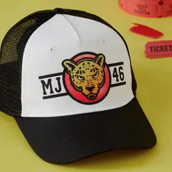 Cricut Trucker-Caps für Transferpressen schwarz, weiß