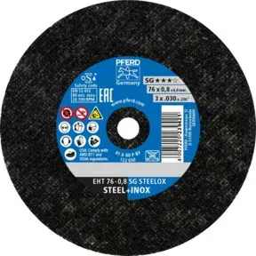 Pferd Trennscheibe gerade A46PSG 76x0,8x6mm