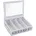 Aufbewahrungsbox Teebox Schmuckkästchen Kiste Paulownia 17x37x33cm shabby