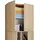 VCM Putzschrank Lona 70 x 200 x 39 cm Braun/Sonoma-Eiche