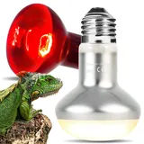 SUKEOPET 75W Reptilien Wärmelampe, 2PCS Combo Pack Enthält Nachtlicht Rotlichtlampe Wärmelampe und Tageslicht, Reptilien Wärmelampee für Reptilien Eidechsen Schildkröten Schlangen Hühner