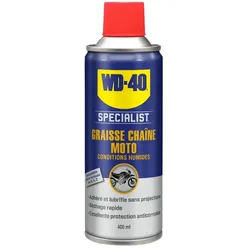 Kettenwachs (nasses Wetter) Motorrad WD-40 Specialist Spray 400ml