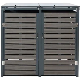 Proregal Mülltonnenbox Proregal 119 x 140 x 102 cm anthrazit