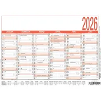 Zettler Arbeitstagekalender 904 A5 21x14,8cm 2026