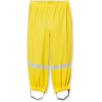 Playshoes Wind- und wasserdichte Regenhose Regenbekleidung Unisex Kinder,Gelb Bundhose,128